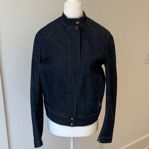Chic DONNA KAREN  Dark Blue Denim Jacket